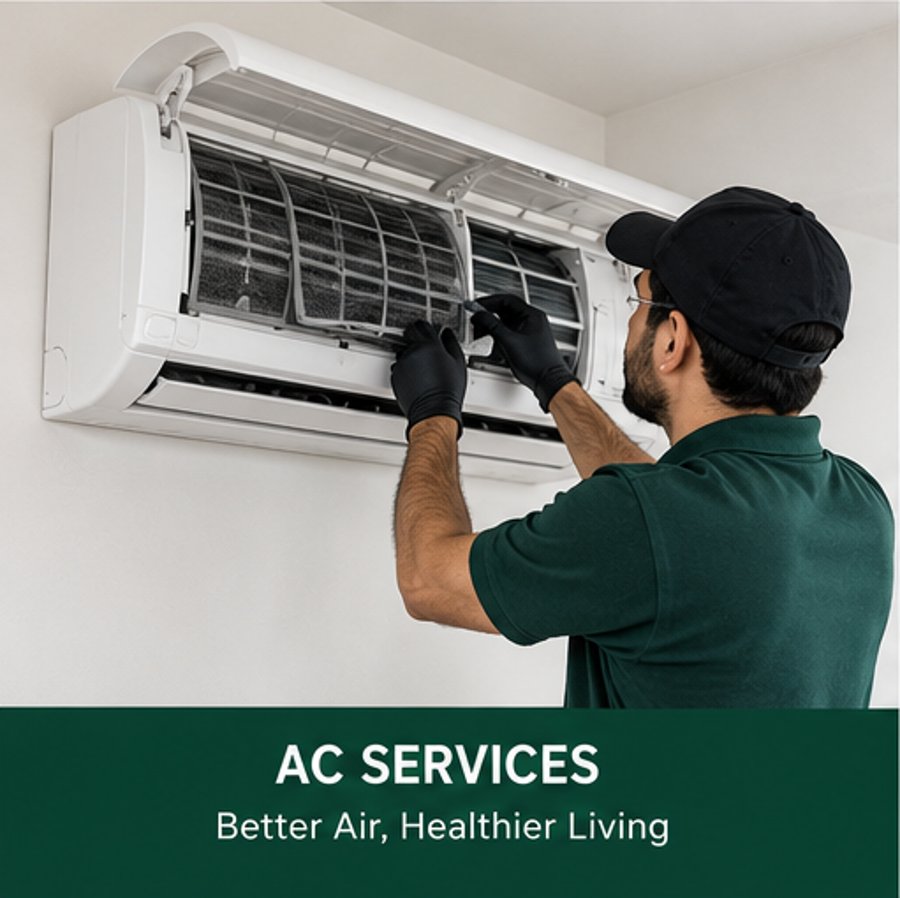 AC Services example - Nayel Tech & Cleaning Services